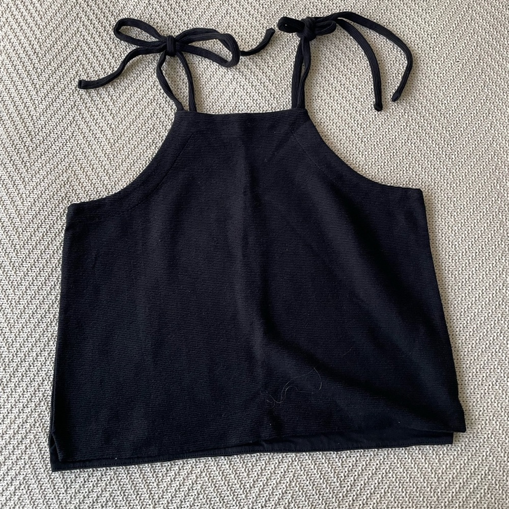Madewell Black Tie-Strap Camisole - Picture 1 of 7